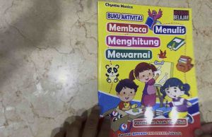 Buku Aktivitas Anak Membaca Menulis Menghitung Mewarnai Kurikulum Merdeka Belajar PAUD TK Full Colour
