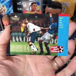 DAVID BECKHAM ROOKIE CARD ⚽️ อังกฤษ แมนยู 🏴 การ์ดสะสมฟุตบอล FIFA 🌎 1997 Upper Deck FIFA WORKD CUP 🇬🇧 🏴 England ⚽️ FRANCE ’98 หายาก ⚽️🇺🇸 เดวิด เบคแฮม ❤️ สวย NM