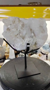 Natural High Grade Brazil White Quartz Crystal Cluster Ornament BCQ20 #WhiteCrystal #CrystalQuartz #homedecor
