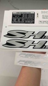 Bộ tem nổi Sh ý 2007 new hàng nhập Thái Lan chất lượng cao dành trang trí riêng cho dòng xe này tem nổi màu sắc rất đẹp và bền giá bán cực tốt bán lẻ như bán sỉ