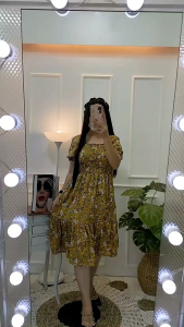 Dress Voxy Smoke Depan Rempel Bawah