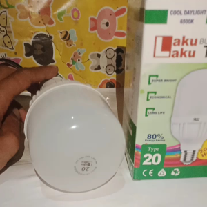 20 Watt LED MURAH PAKET (10pcs) cahaya super terang putih hemat listrik