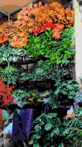 DAUN SINFU /Daun bunga plastik/BUNGA HIAS/DAUN VERTIKAL