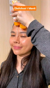 GMEELAN ORANGEGEL PENGLUPAS KULIT KUSAM PADA KULIT WAJAH UNTUK SEGALA JENIS KULIT