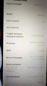 FRAME SET LCD REALME 2 ORIGINAL COPOTAN