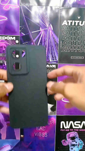Promo Paket Murah 2in1 Case VIVO Y15S Camera Softcase Slim Black Matte Case Liquit + Tg Anti Gores Ceramic Matte Anti Spy