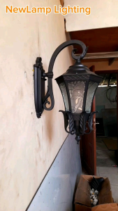 Garansi Lampu dinding outdoor waterproof klasik Kode B - 272 WB/S Hitam Gold Tahan Air - Anti Karat