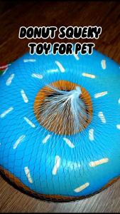Donut Squeky Toy For Pets