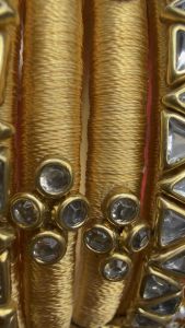 Premium Silk Thread Bangles Red and Gold/ Indian bangle/ bangles/ Pooja gifts/ return gifts