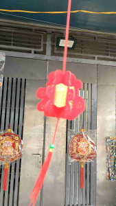 Dây liễng treo cây mai cây đào ngày tết phong cách cổ điển trung hoa