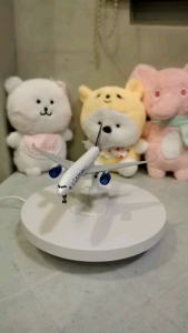 20 cm or 8 inches Aeroflot A350 Diecast Airplane Collection with Landing Gears and Display Stand Aircraft Collectibles