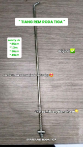 Tiang Rem/Behel Appktm Apphtm Panjang 1.3m (105B) Sparepart Roda Tiga