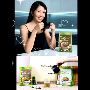 Fiber White Coffee 4 in 1 5 in 1 10s x 30g Halal fibersol2 Premix Instant brown Sugar Energy Digestion Meet U Hi5ber