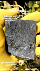 raw batu petir api 100% asli