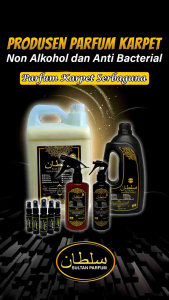 Parfum pewangi pengharum karpet & serbaguna Non Alkohol dan anti bakterial plus pelembut Refill 1 liter.