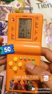 Vỉ Máy Chơi Game Điện Tử Xếp Gạch Trò Chơi Giao mẫu ngẫu nhiên Peekabootoys