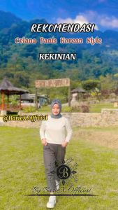 Celana Wanita Korean Style Baggy Hinata Pants