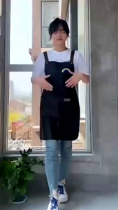 celemek anti air apron waterproof celemek masak bahan tahan minyak premium quality