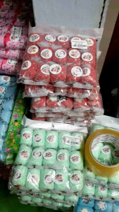 #doorgift murah #doorgift candy shape #doorgift handkerchief digulung candy style #doorgift tunang #doorgift khawin 1 packet ada 30 piece handkerchief siap digulung dalam organza ribbon dalam shape candy.