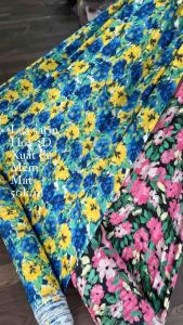 Lụa Satin Hoa - tuyệt phẩm may áo dài váy áo sơ mi bộ pijama.