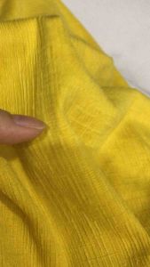 Vải Thun Nhung màu vàng dày mềm rũ (khổ 1m6)may đầm váyquần áo kiểu thời trang