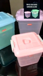 TOPLES SEGI LOUISE by PACIFIC / Toples serbaguna untuk penyimpanan makanan