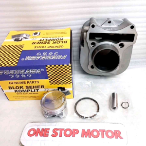 BLOK SEHER PLUS PISTON KIT KOMPLIT ORIGINAL FUKUKAWA SPIN 125 WITH KEVLAR RING ASLI FKKW