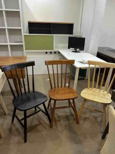 Twingy Solid Rubberwood study chair / Dining Chair / Kerusi makan
