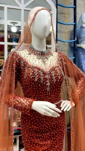 Gaun Pengantin Slim Dress Mutiara: Keindahan & Ketenangan