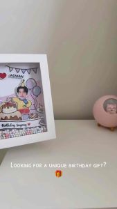 3D Birthday Frame Gift Cartoon Customisation Gift For Boyfriend Girlfriend Bingkai Gambar Hari JadI