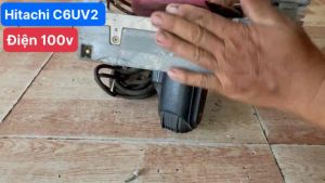 Cưa đĩa Hitachi hàng bãi xài điện 100 volt lưỡi 165mm