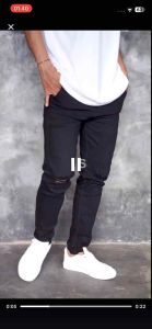 Celana Jeans Panjang Pria Sobek Lutut Orignal
