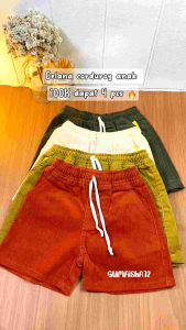 COD 4 PCS CELANA CORDUROY ANAK KIDS Fashion anak