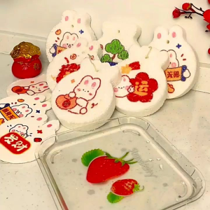 SP Fashion Life Compressed Wood Pulp Dish Sponge Kitchen Cleaning Tool Oil-Resistant Dish Scrubber Compressed Sponge 压缩洗碗海绵 洗碗海绵 木浆洗碗海棉 压缩木浆棉