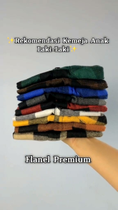 kemeja flanel anak usia 8-15th kemeja anak kotak kotak