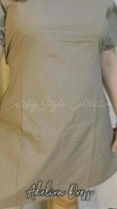 ADELINA DRESS PLUSSIZE CAN FIT FOR 2XL TO 3XL TIE - WRAP AROUND
