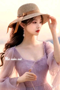 Mũ nón cói nữ vành rộng đi biển du lịch chống nắng UV mùa hè thoáng mát thời trang mùa hè