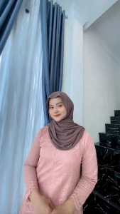 Atasan Kebaya Kerah V & Mewah Ukuran M-3XL