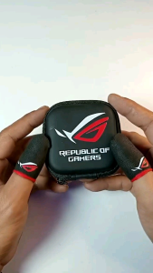 Sarung jempol BTR dan Box penyimpanan - sarung jempol anti keringat dan responsif terhadap sentuhan