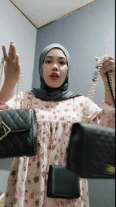 PAKET BUNDLING 3 PCS TAS SELEMPANG MURAH TALI RANTAI SLINGBAG