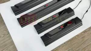 (GR) Toyota Hilux Revo Rocco Rogue 2016-2024 Gr Led Door Step Side Step Foot Step Scuff Plate