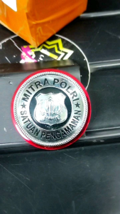 Pin Silver Lencana Mitra Polri Satpan Mika