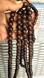 tasbih galih asem asli 10mm 200 butir /tasbih kayu galih asem asli original