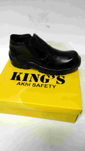 Sepatu Safety Booth Pria Kulit Kings Akhi 706 Internasional Slip On Elastis
