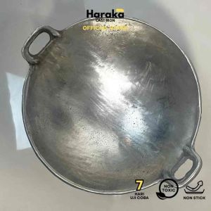 Haraka Wajan Baja Cast Iron / Wajan Besi Cor 33 cm