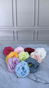 [HANYA KEPALA] KEPALA MAWAR PREMIUM MAWAR KERITING ARTIFICIAL ROSE DECORATION CRAFT ASKESORIS DEKORASI DIY FLOWER FLORIST