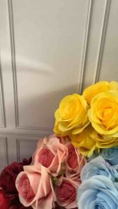 SFS - MB MAWAR X9 BUNGA PALSU MAWAR HOLLAND PREMIUM ARTIFICIAL FLOWER BUNGA HIAS BUKET BUNGA ROSE PREMIUM ROSE HOLLAND ROSE KUALITAS IMPORT