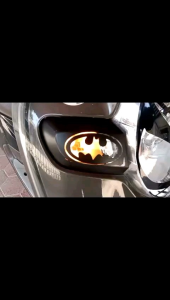 stiker cutting sticker variasi sein logo batman motor scoopy lama