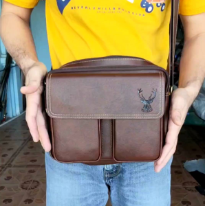 สะพายบ่า 2 ช่องคู่ ซิป ykk