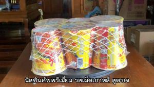 นิสชินเจ คัพพรีเมี่ยม รสเผ็ดเกาหลีเจ ขนาด 68 กรัม จำนวน 6 ถ้วย